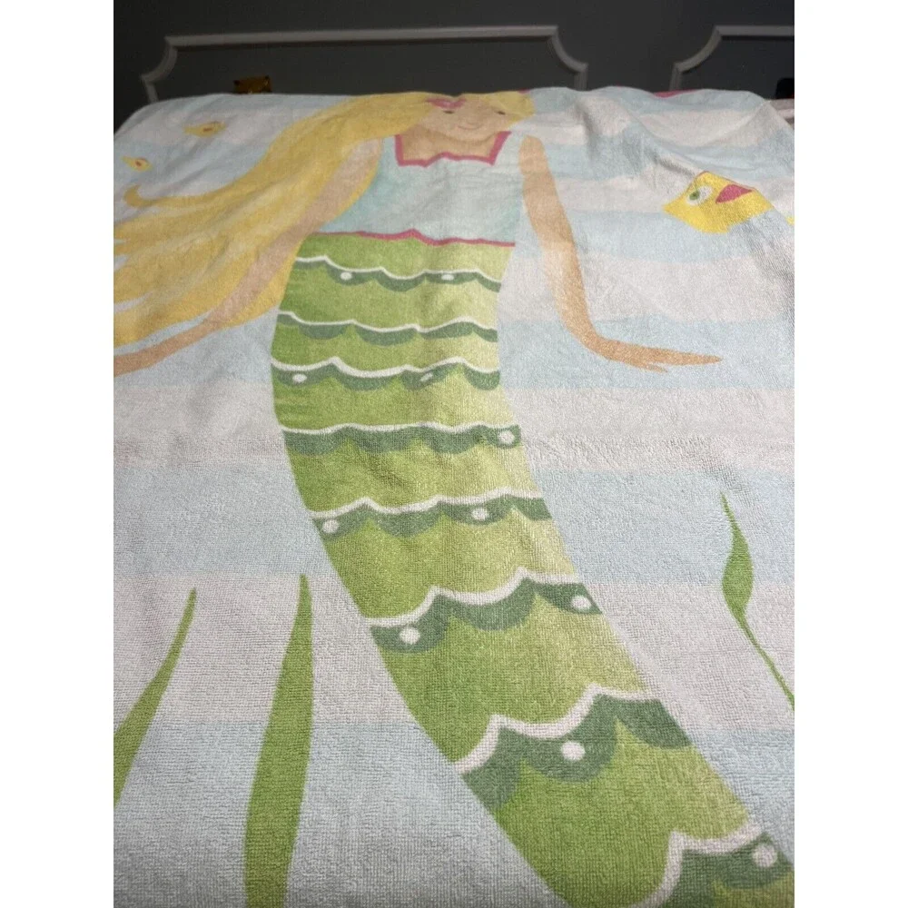 Pottery Barn Kids Large Beach Pool Towel 100% Cotton 32